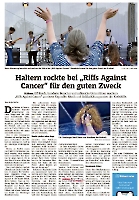 „Riffs against Cancer“ Bürgerstiftung Mitsponsor